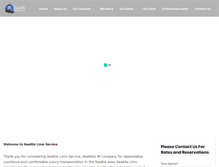 Tablet Screenshot of limoserviceseattle.com